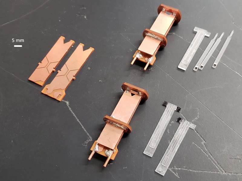 Double-sided microstrips