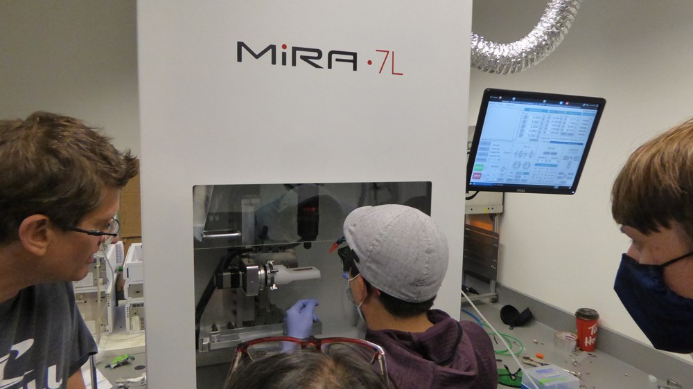 Laser engraving — Mira 7L